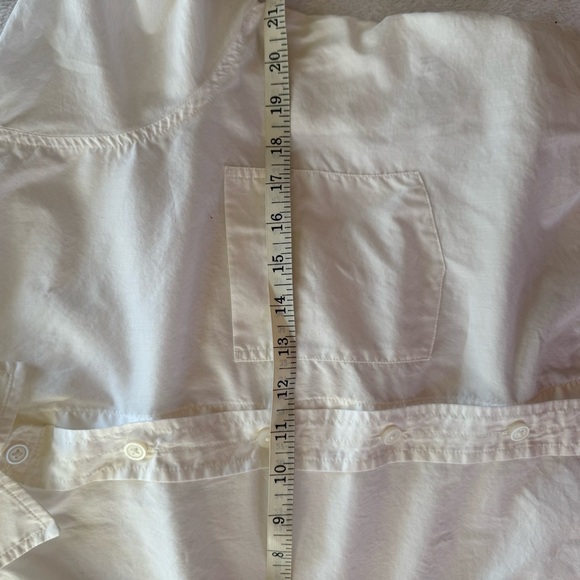 Everlane Women's Cropped Crisp White Button-Down Shirt EUC - Picture 6 of 7